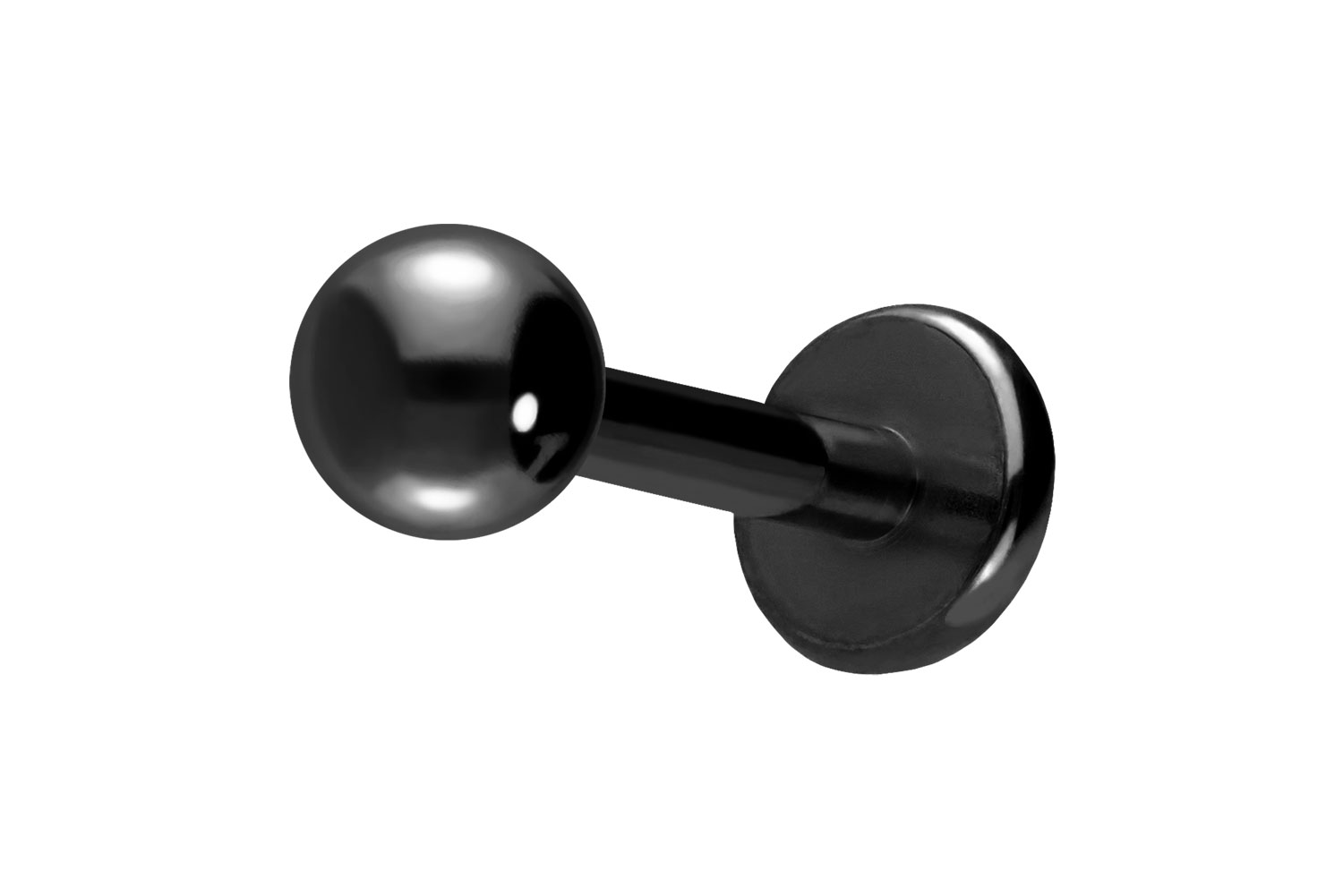 Titan Labret Piercing mit Push Fit